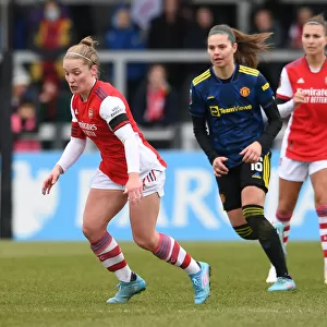 Intense Battle: Kim Little vs Signe Brunn in Arsenal Women vs Manchester United Women Clash, FA WSL