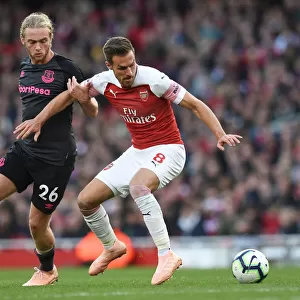 Intense Battle: Ramsey vs. Davies - Arsenal vs. Everton, Premier League 2018-19