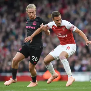 Intense Battle: Ramsey vs. Davies - Arsenal vs. Everton, Premier League 2018-19