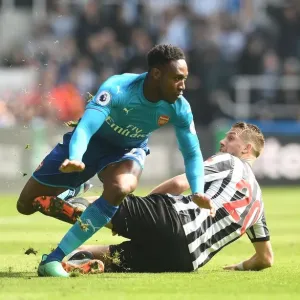 Intense Battle: Welbeck vs Joselu - Premier League Showdown at St. James Park