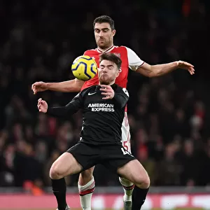 Intense Clash: Sokratis vs Connelly - Arsenal vs Brighton Premier League Showdown