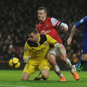 Intense Clash: Wilshere vs. Marshall - Arsenal's Premier League Battle Intense Clash: Wilshere vs. Marshall - Arsenal's Premier League Battle