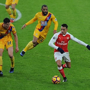 Intense Face-off: Alexis Sanchez vs. Martin Kelly and Jason Puncheon (Arsenal vs. Crystal Palace, 2016-17)