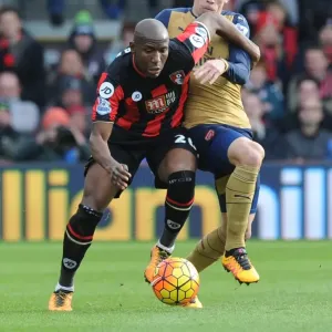 Intense Face-off: Gabriel vs. Afobe - Bournemouth vs. Arsenal (2015-16)
