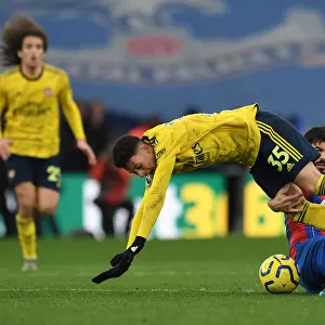 Intense Foul: Gabriel Martinelli vs. James Tomkins - Crystal Palace vs. Arsenal, Premier League 2019-2020