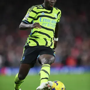 Intense Moment: Bukayo Saka in Action - Liverpool vs. Arsenal, Premier League 2023-24 Intense Moment: Bukayo Saka in Action - Liverpool vs. Arsenal, Premier League 2023-24