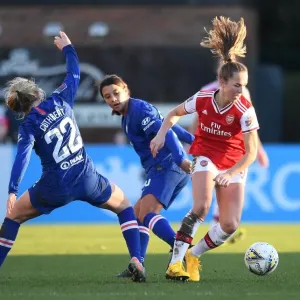 Intense Rivalry: Arsenal vs. Chelsea - FA Women's Super League Showdown: Arsenal's Lia Walti Faces Off Against Chelsea's Erin Cuthbert and Sam Kerr Intense Rivalry: Arsenal vs. Chelsea - FA Women's Super League Showdown: Arsenal's Lia Walti Faces Off Against Chelsea's Erin Cuthbert and Sam Kerr