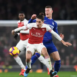 Intense Rivalry: Bellerin vs. Barkley - Arsenal vs. Chelsea Premier League Battle (2018-19)