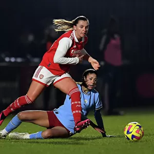 Intense Rivalry: Maritz vs. Ouahabi - Arsenal vs. Manchester City FA Women's League Cup Semi-Final