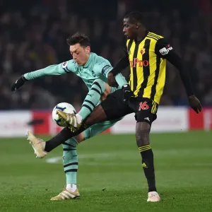 Intense Rivalry: Ozil vs Doucoure - Watford vs Arsenal Premier League Showdown, 2018-19