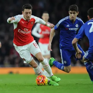 Intense Rivalry: Ozil vs. Matic & Oscar in Arsenal vs. Chelsea Clash Intense Rivalry: Ozil vs. Matic & Oscar in Arsenal vs. Chelsea Clash