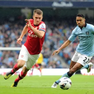 Intense Rivalry: Ramsey vs. Clichy - Manchester City vs. Arsenal (1:1)