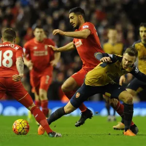 Intense Rivalry: Ramsey vs. Can - Liverpool vs. Arsenal, Premier League 2015-16: A Battle of Midfield Masters Intense Rivalry: Ramsey vs. Can - Liverpool vs. Arsenal, Premier League 2015-16: A Battle of Midfield Masters