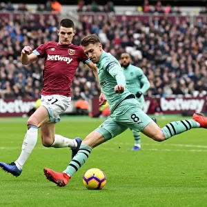 Intense Rivalry: Ramsey vs. Rice in the London Derby - West Ham United vs. Arsenal FC