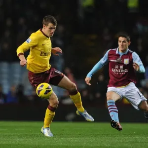 Intense Rivalry: Ramsey vs. Westwood at Villa Park - Aston Villa vs. Arsenal, Premier League 2012-13
