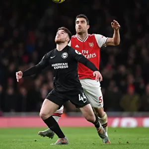 Intense Rivalry: Sokratis vs. Connelly - Arsenal's Fight Against Brighton