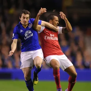 Intense Rivalry: Theo Walcott vs Leighton Baines - Everton vs Arsenal, Premier League 2011-12
