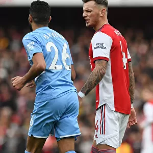 Intense Rivalry: White vs. Mahrez - Arsenal vs. Manchester City: A Battle of Words on the Football Field