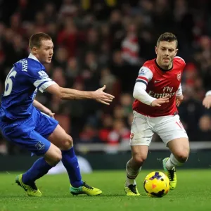 Intense Rivalry: Wilshere vs. McCarthy - Arsenal's Battle Against Everton (2013-14) Intense Rivalry: Wilshere vs. McCarthy - Arsenal's Battle Against Everton (2013-14)
