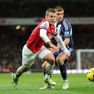 Intense Rivalry: Wilshere vs. Morrison Clash at the Emirates, 2012-13 Premier League