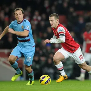 Intense Rivalry: Wilshere vs. Noble - Arsenal vs. West Ham Showdown