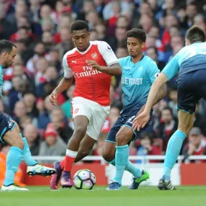 Intense Showdown: Iwobi vs Britton & Naughton - Arsenal vs Swansea, October 2016
