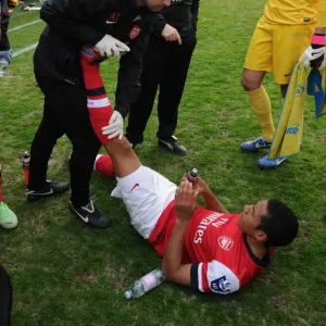 Isaac Hayden (Arsenal) and Alastair Thrush. Arsenal 3: 4 Chelsea. NextGen Series 1 / 2 Final