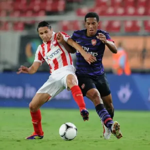 Isaac Hayden vs. Dimitris Rikspun: Clash of Young Talents in Olympiacos vs. Arsenal NextGen Series Isaac Hayden vs. Dimitris Rikspun: Clash of Young Talents in Olympiacos vs. Arsenal NextGen Series