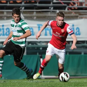 Jack Jebb (Arsenal) Diego Rubio (Sporting). Arsenal U19 1: 3 Sporting Lisbon U19 Jack Jebb (Arsenal) Diego Rubio (Sporting). Arsenal U19 1: 3 Sporting Lisbon U19