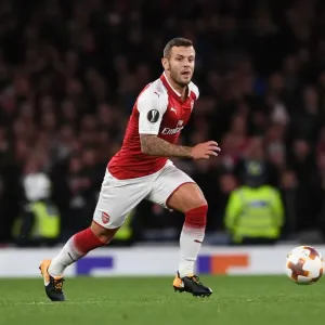 Jack Wilshere: In Action for Arsenal Against 1. FC Koeln