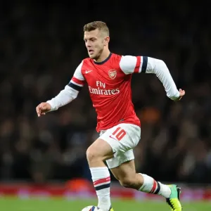 Jack Wilshere: In Action for Arsenal Against Chelsea in the Capital One Cup 2013-14 Jack Wilshere: In Action for Arsenal Against Chelsea in the Capital One Cup 2013-14