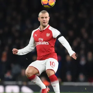 Jack Wilshere: In Action for Arsenal Against Huddersfield Town, Premier League 2017-18 Jack Wilshere: In Action for Arsenal Against Huddersfield Town, Premier League 2017-18