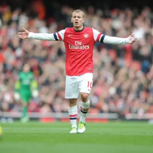 Jack Wilshere: In Action for Arsenal Against Queens Park Rangers, Premier League 2012-13