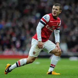 Jack Wilshere: In Action for Arsenal Against Stoke City, Premier League 2012-13 Jack Wilshere: In Action for Arsenal Against Stoke City, Premier League 2012-13