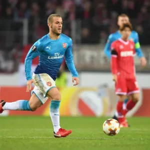 Jack Wilshere in Action: Arsenal vs. 1. FC Koln, UEFA Europa League 2017-18 Jack Wilshere in Action: Arsenal vs. 1. FC Koln, UEFA Europa League 2017-18