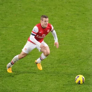 Jack Wilshere in Action: Arsenal vs. West Ham United, Premier League 2012-13