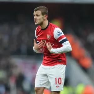 Jack Wilshere in Action: Arsenal vs. Aston Villa, Premier League 2012-13