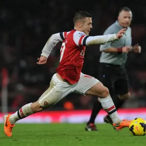 Jack Wilshere in Action: Arsenal vs. Cardiff City, Premier League, 2013-14 Jack Wilshere in Action: Arsenal vs. Cardiff City, Premier League, 2013-14