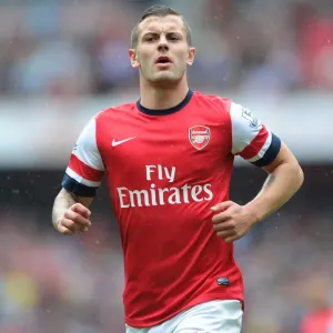 Jack Wilshere in Action: Arsenal vs Aston Villa, Premier League 2013-14