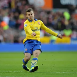 Jack Wilshere in Action: Arsenal vs Cardiff City, Premier League 2013-14