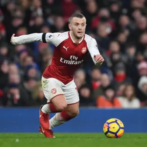 Jack Wilshere in Action: Arsenal vs Crystal Palace, Premier League 2017-18 Jack Wilshere in Action: Arsenal vs Crystal Palace, Premier League 2017-18