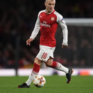 Jack Wilshere in Action: Arsenal vs CSKA Moscow, UEFA Europa League Quarterfinals