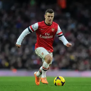 Jack Wilshere in Action: Arsenal vs Fulham, Premier League 2013-14 Jack Wilshere in Action: Arsenal vs Fulham, Premier League 2013-14