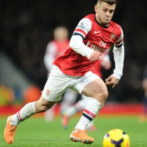 Jack Wilshere in Action: Arsenal vs Manchester United, Premier League 2013-14