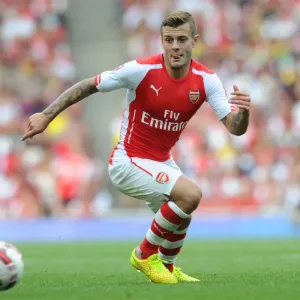 Jack Wilshere in Action: Arsenal vs AS Monaco, Emirates Cup 2014