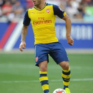Jack Wilshere in Action: Arsenal vs New York Red Bulls, 2014 - Pre-Season Friendly