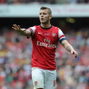 Jack Wilshere in Action: Arsenal vs Stoke City, Premier League 2013-14 Jack Wilshere in Action: Arsenal vs Stoke City, Premier League 2013-14