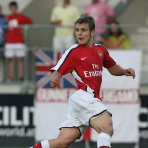 Jack Wilshere in Action: Arsenal's Win Against Burgenland, Austria 2008