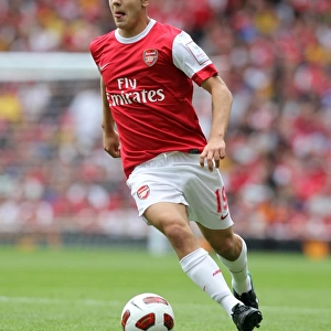 Jack Wilshere in Action: Arsenal's Win Over Celtic in the Emirates Cup Pre-Season, 2010