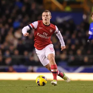 Jack Wilshere in Action: Everton vs Arsenal, Premier League 2012-13